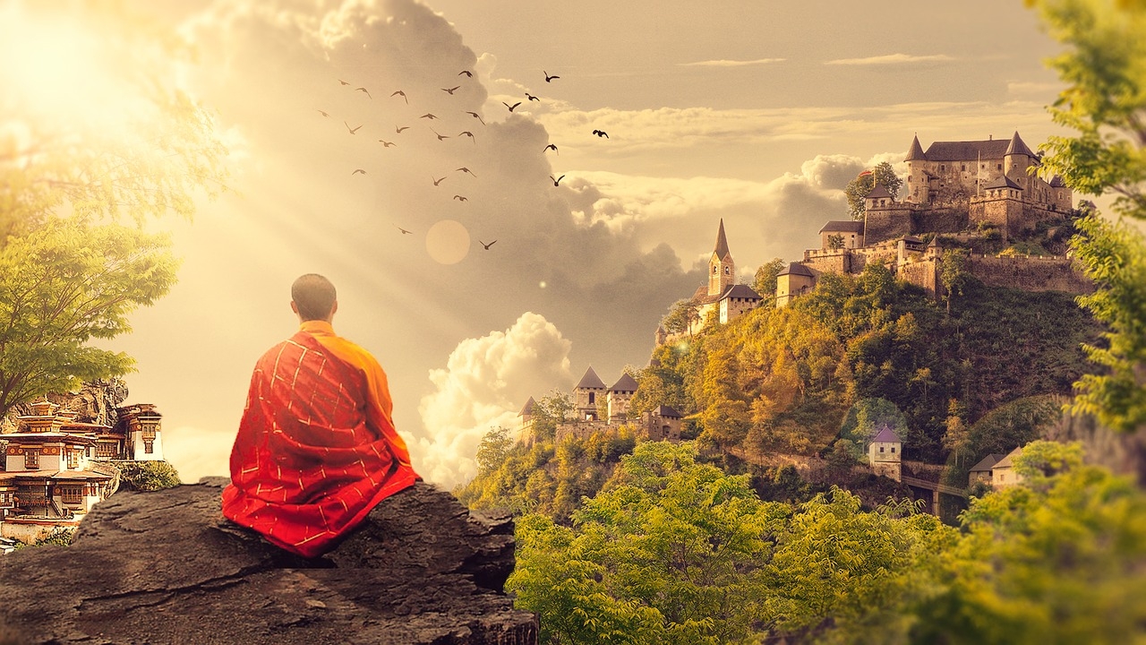 meditáció-buddhizmus-szerzetes